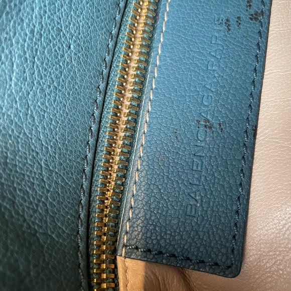 Balenciaga Paris Blue Clutch (Authentic) - Picture 4 of 4
